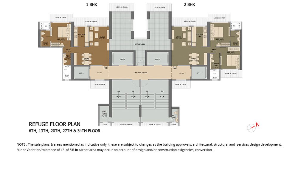 Refuge Floor Plan